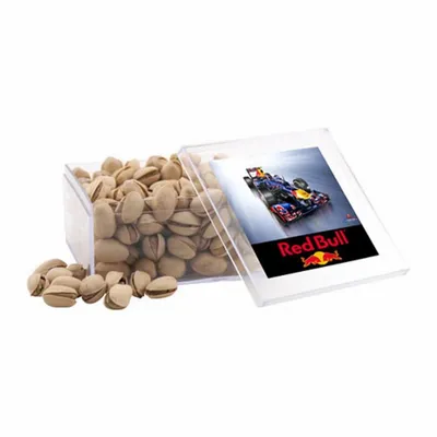 Acrylic Box with Pistachios - Large - Custom Phone Wallets Now