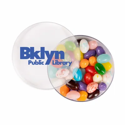 Small Round Acrylic with Gourmet Jelly Beans - Custom Phone Wallets Now