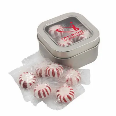 Window Tin with Starlight Peppermints - SBF2500 - Custom Phone Wallets Now