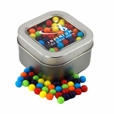 Window Tin with Mini Jawbreakers - SBF2500 - Custom Phone Wallets Now