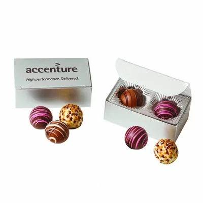Truffle Gift Box with 2 Truffles - Custom Phone Wallets Now