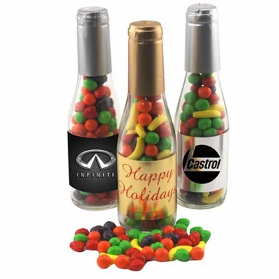 Champagne Bottle with Candy Fruitz 8" - Custom Phone Wallets Now