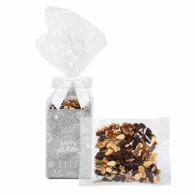 Holiday Gift Tote with Raisin Nut Trail Mix - Custom Phone Wallets Now