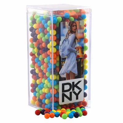 Acrylic Box with Mini Jawbreakers - Medium - Custom Phone Wallets Now