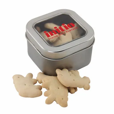 Window Tin with Animal Crackers - SBF2500 - Custom Phone Wallets Now
