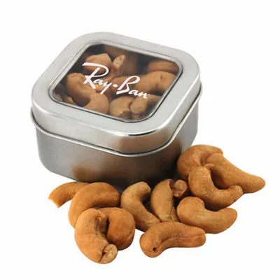 Window Tin with Cashews - SBF2500 - Custom Phone Wallets Now