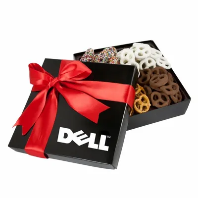 4 Delights Gift Box - Assorted Mini Pretzels - Custom Phone Wallets Now