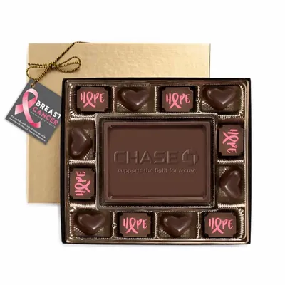 Hope, Love, Cure Chocolate Box - Custom Phone Wallets Now