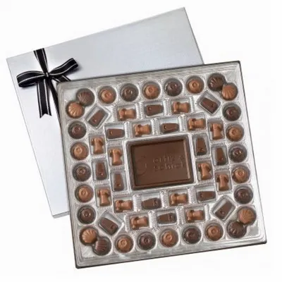 Large Custom Chocolate Delights Gift Box ( 1 1/2 lbs.) - Custom Phone Wallets Now