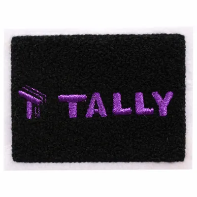 Chenille Patch With Metallic Thread - Custom Phone Wallets Now