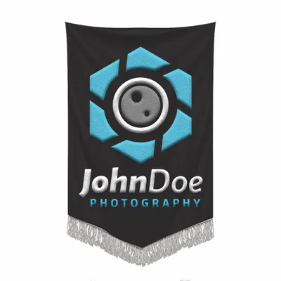 Embroidered Pennant - Custom Phone Wallets Now