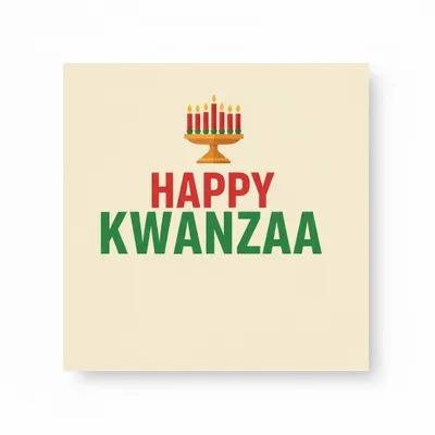 Kwanzaa Napkins - Custom Phone Wallets Now