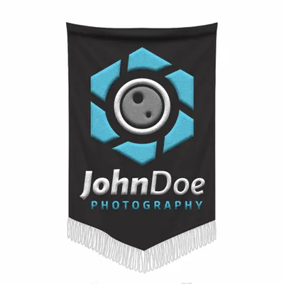 Embroidered Pennant - Custom Phone Wallets Now