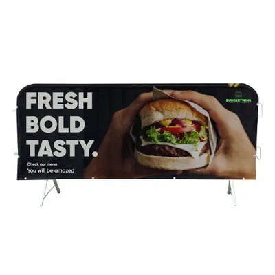 Crowd Barrier Covers - Custom Phone Wallets Now