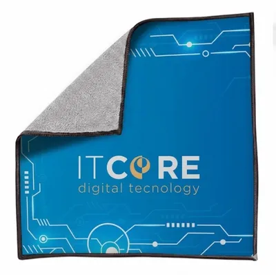 Debossed Cleaning Cloth - Custom Phone Wallets Now