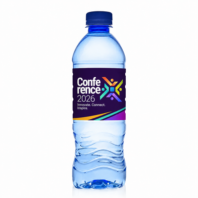 16.9 oz Blue Water Bottle