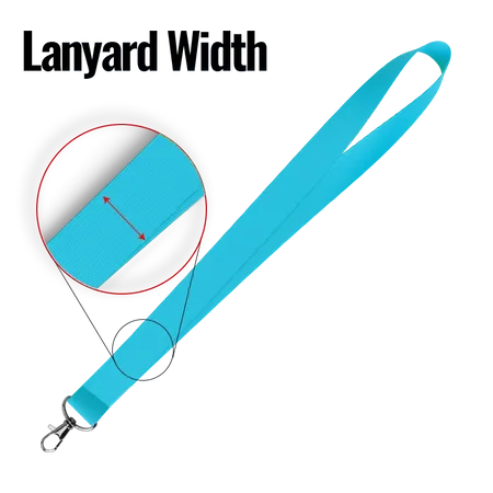 Lanyard Width Lanyard Width - Custom Phone Wallets Now
