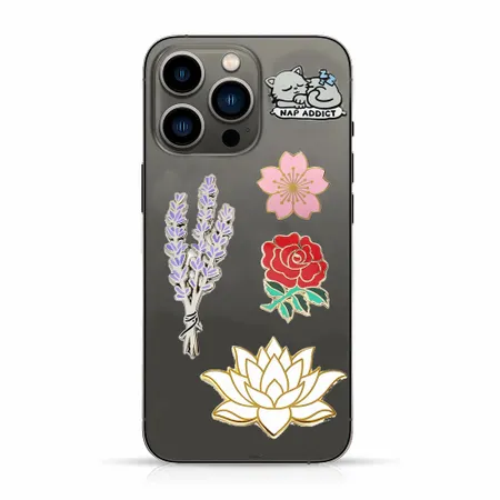 Hard Enamel Metal Sticker Hard Enamel Metal Sticker - Custom Phone Wallets Now
