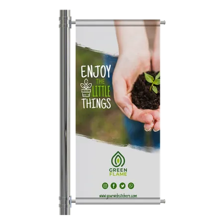 Pole Banners - Custom Phone Wallets Now