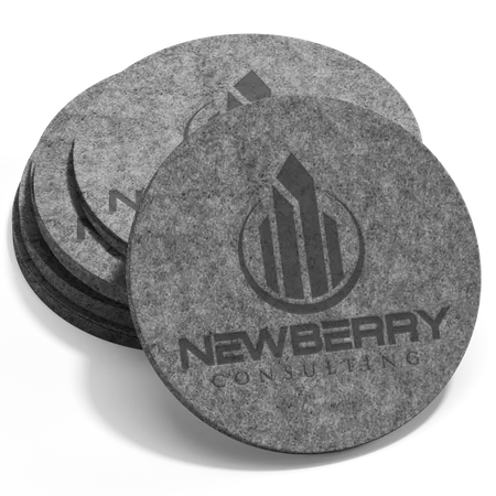 Absorbent Felt Coaster - Custom Phone Wallets Now