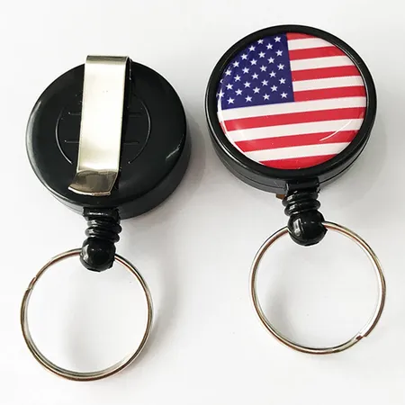 Epoxy Clasp Reel Keychain Epoxy Clasp Reel Keychain - Custom Phone Wallets Now