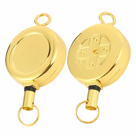 Gold Reel Keychain Gold Reel Keychain - Custom Phone Wallets Now