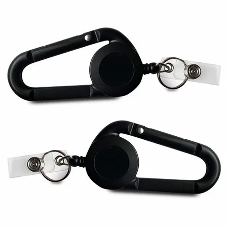Carabiner Clip Badge Reel Keychain Carabiner Clip Badge Reel Keychain - Custom Phone Wallets Now