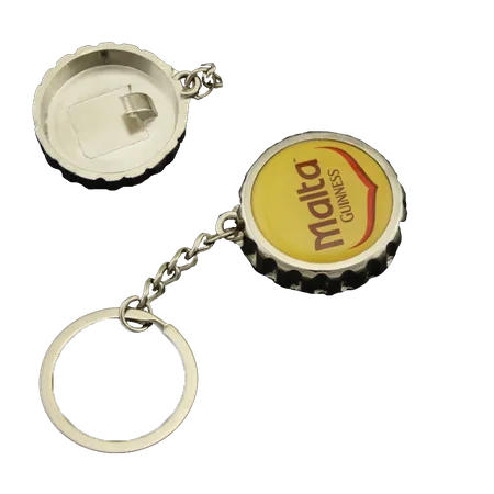Bottle Cap-shaped Bottle Opener Keychain Bottle Cap-shaped Bottle Opener Keychain - Custom Phone Wallets Now