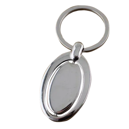Spinning Oval Metal Keychain Spinning Oval Metal Keychain - Custom Phone Wallets Now
