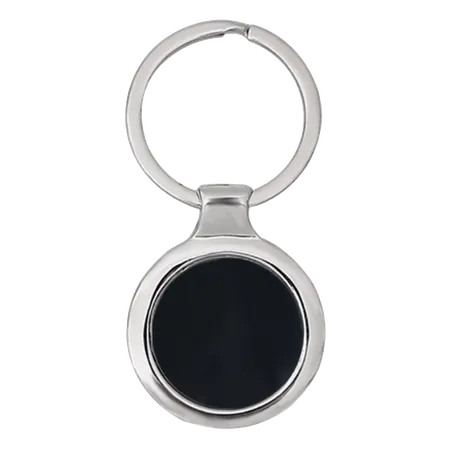 Fashionable Round Metal Keychain Fashionable Round Metal Keychain - Custom Phone Wallets Now