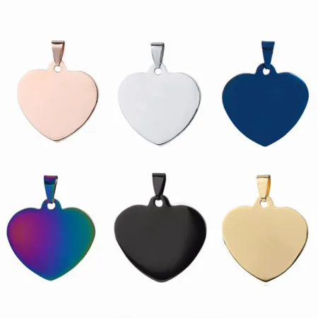 Full Color Heart Metal Keychain Full Color Heart Metal Keychain - Custom Phone Wallets Now