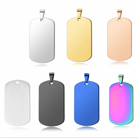Sleek Military Dog Tag Metal Keychain Sleek Military Dog Tag Metal Keychain - Custom Phone Wallets Now