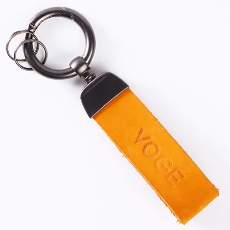 Leather Tag Keychain Leather Tag Keychain - Custom Phone Wallets Now