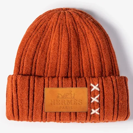 Contemporary Wool Fiber Beanies - Custom Phone Wallets Now
