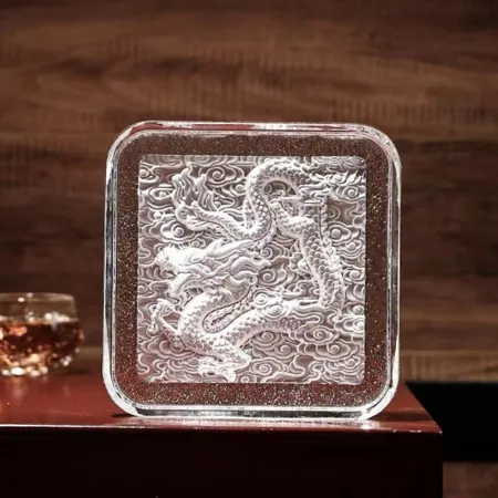 Customized Crystal Carving Coaster - Custom Phone Wallets Now