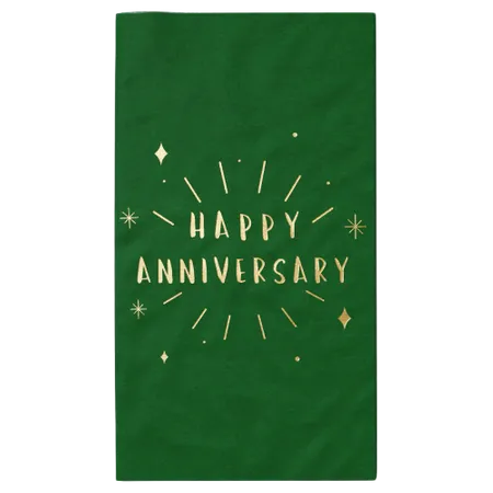 Custom Foil Stamped Towel Napkin - Custom Phone Wallets Now