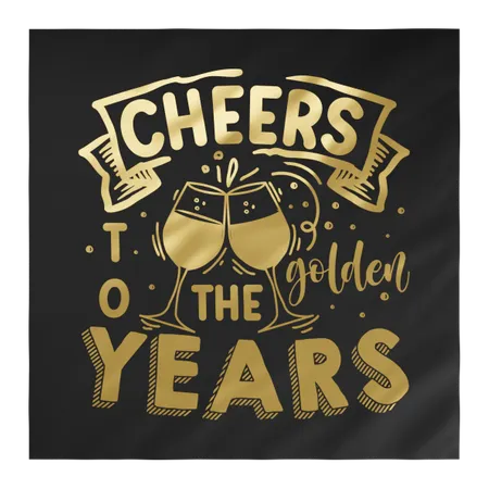 Custom Foil Stamped Beverage Napkin - Custom Phone Wallets Now