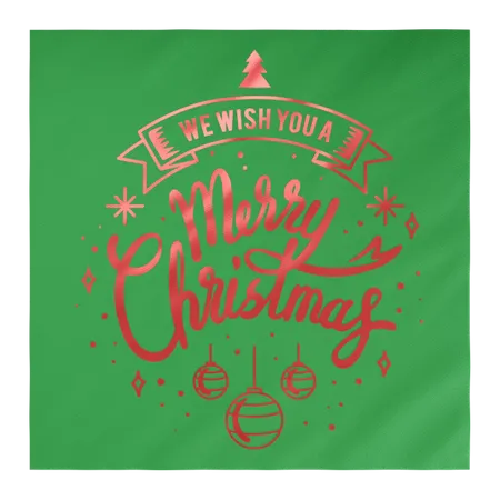 Custom Foil Stamped Luncheon Napkin - Custom Phone Wallets Now