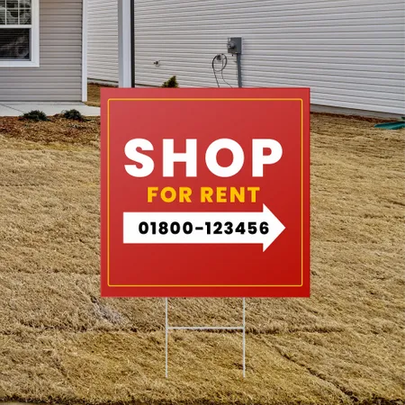Custom Sale Shop Yard Sign