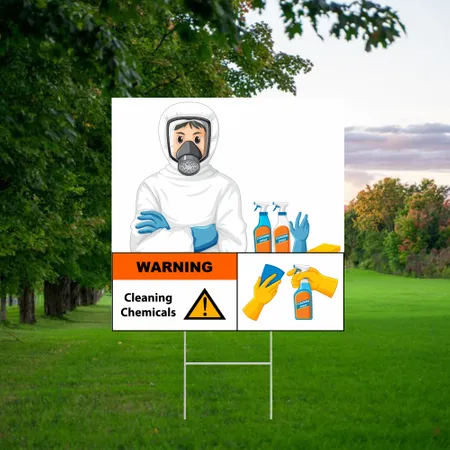 Custom Warning Yard Sign