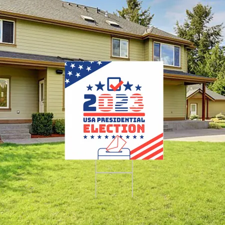 Custom Vote Message Outdoor Yard Sign