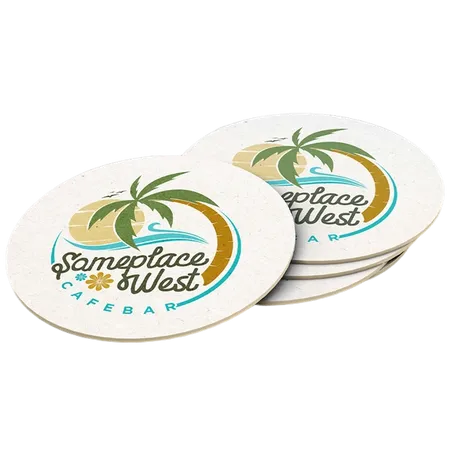 Super Absorbent Bar Coaster - Custom Phone Wallets Now