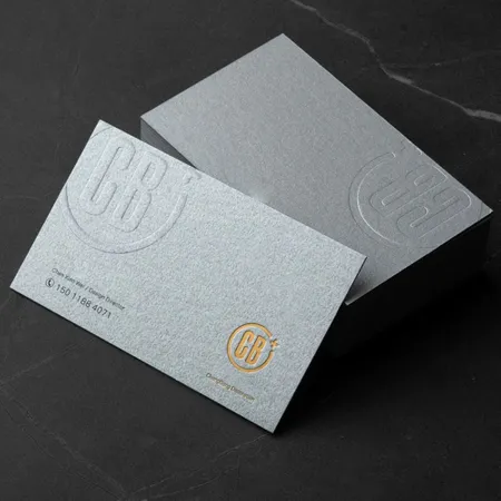 Metallic Business Cards - Custom Phone Wallets Now