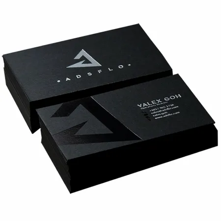 Embossed Gloss Business Cards - Custom Phone Wallets Now