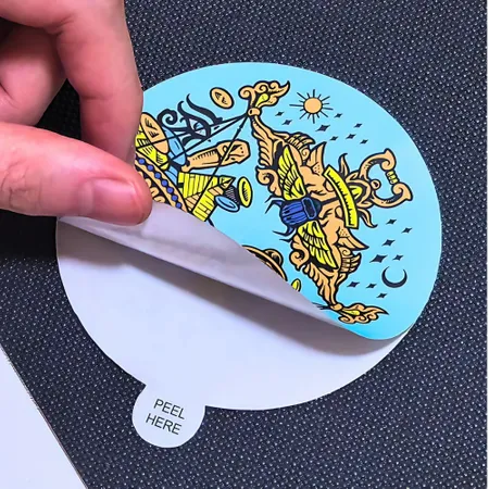 Easy Peel Die Cut Stickers - Custom Phone Wallets Now