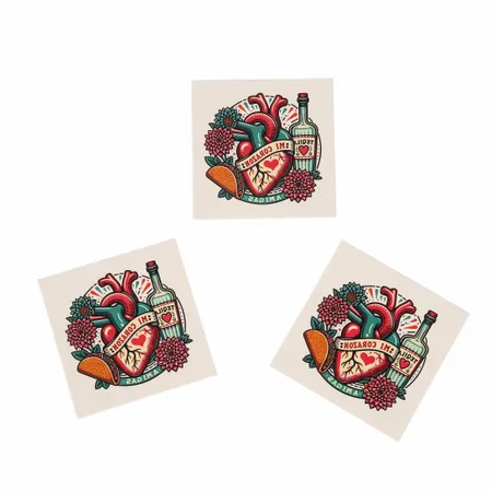 Temporary Tattoos - Custom Phone Wallets Now
