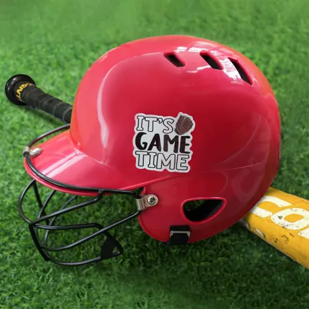 Softball Helmet Stickers - Custom Phone Wallets Now