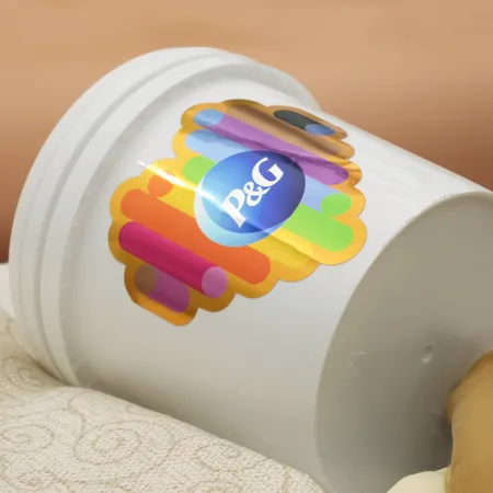 Metallic Gold Paper Stickers - Custom Phone Wallets Now