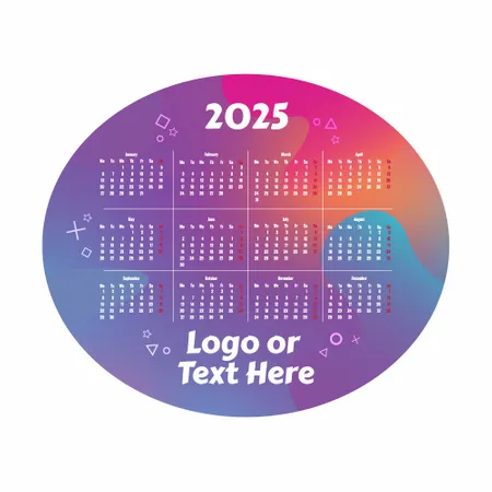 Colorful Gradient Calendar Mouse Pad - Custom Phone Wallets Now