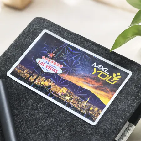 Snowflakes Hologram Stickers - Custom Phone Wallets Now